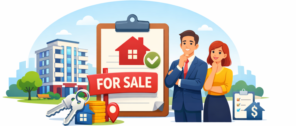 meldunek a sprzedaż mieszkania